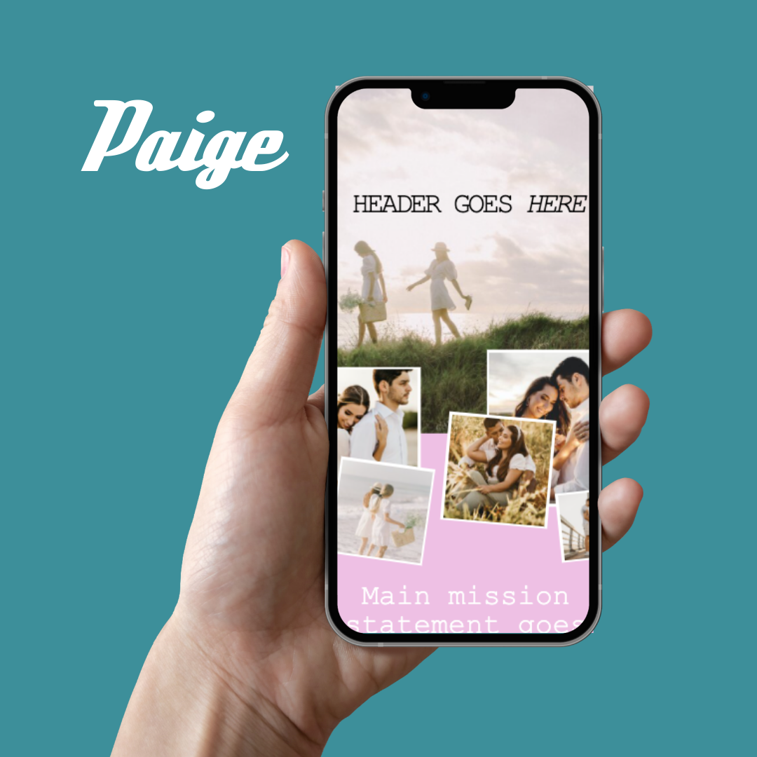 Paige Website Template