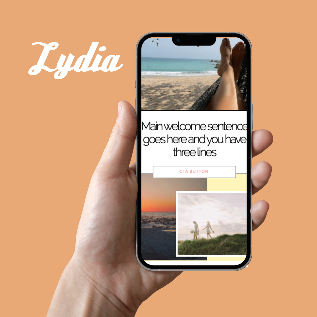 Lydia Website Template