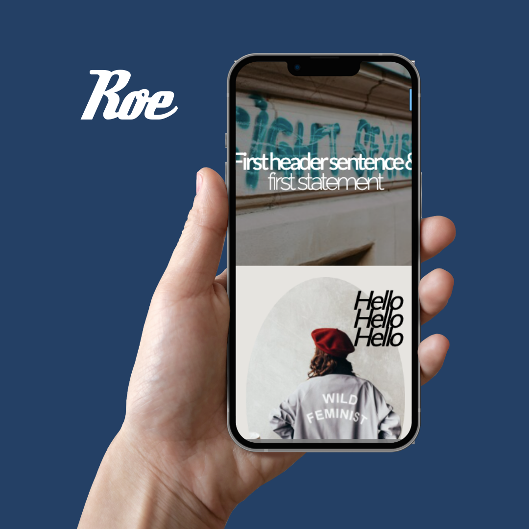 Roe Website Template
