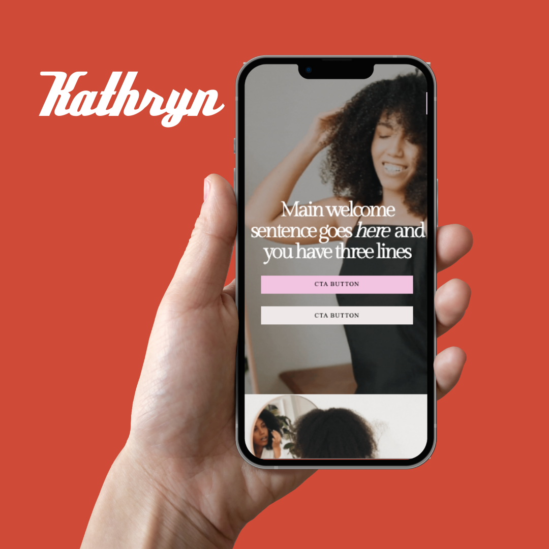 Kathryn Website Template